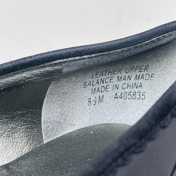 Y2K Kenneth Cole Reaction Mary Jane Flats Black Womens 8.5 LSquare Toe Vintage - Picture 7 of 12